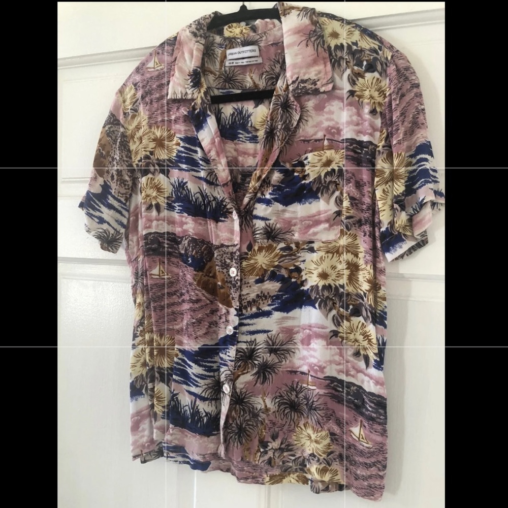 Urban Outfitters Vintage Aloha Shirt Top